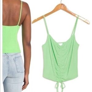 Front Cinch Rib Knit Tank
ABOUND New with Tag